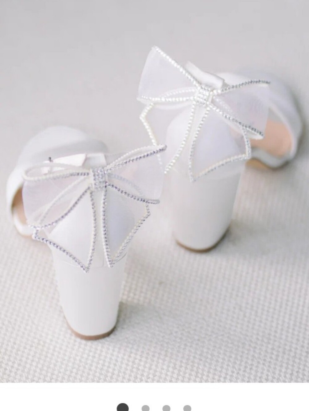 Kate Whitcomb London Shoes in Ivory  Size 9 - Picture 2 of 7